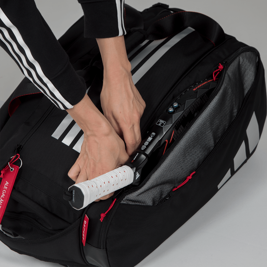 Adidas Racket Bag Multigame Black/Red 3.4- Ale Galán