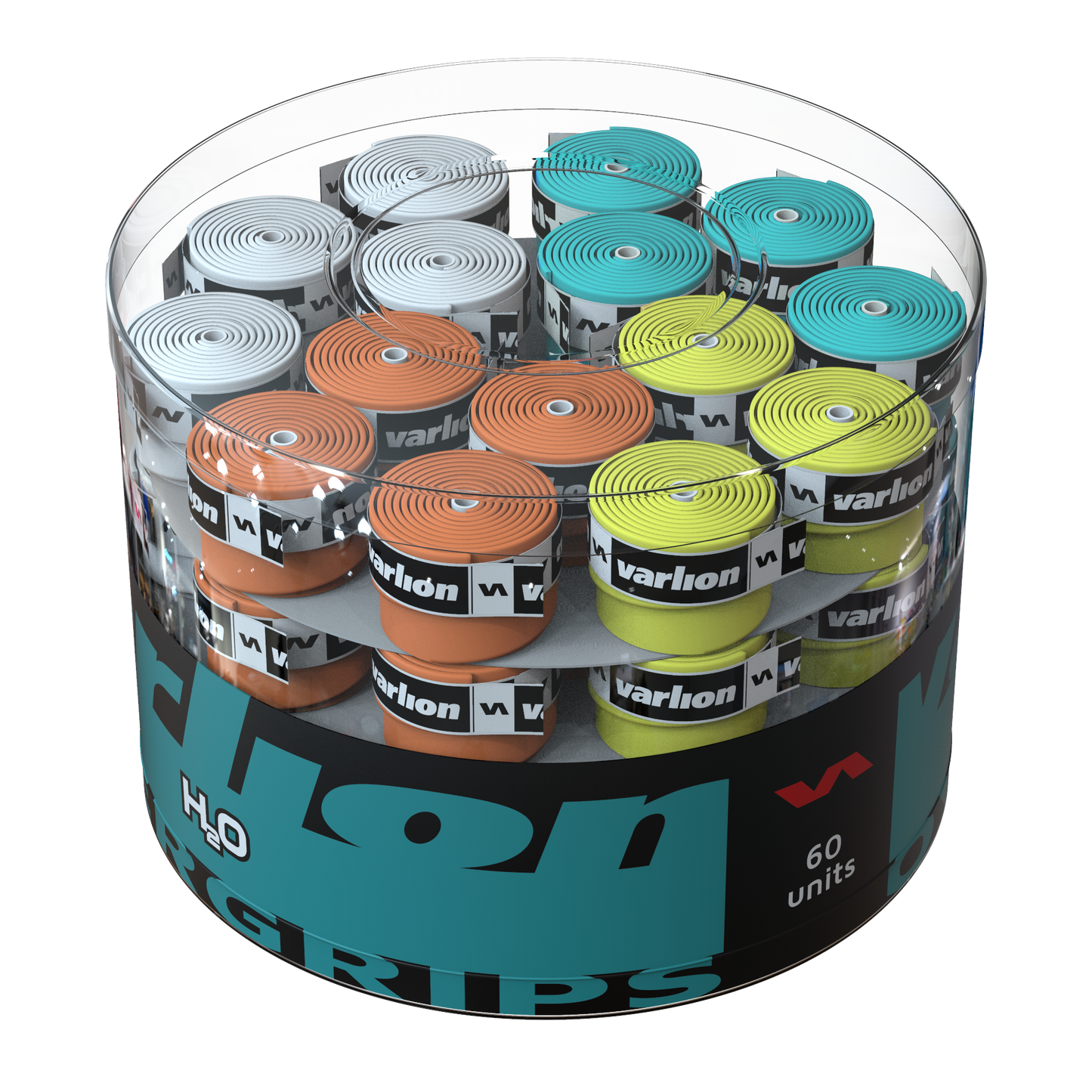 Varlion Overgrip H20 60 Pack Multicolor-Overgrip-Varlion-Casas Padel