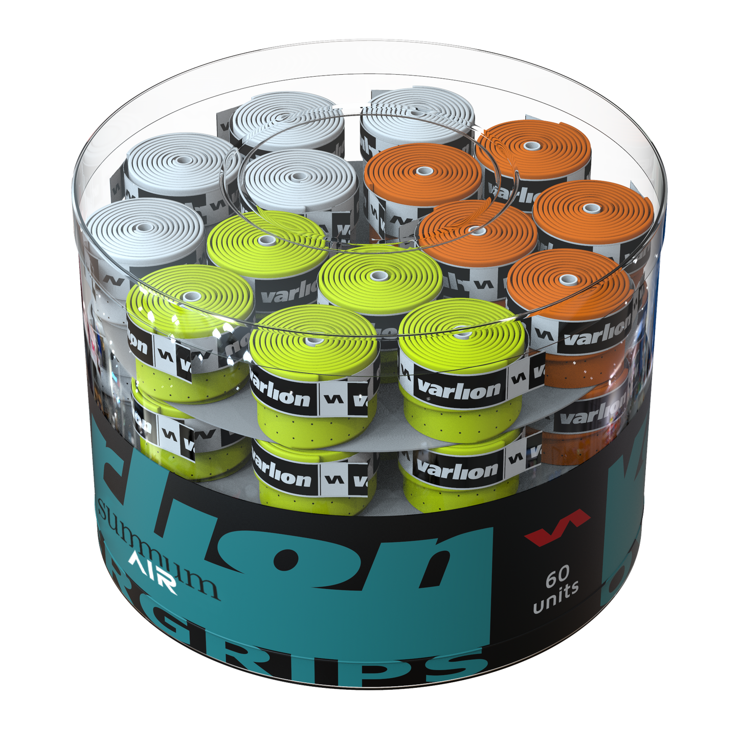 Varlion Overgrip Summum Air 60 Pack Multicolor-Overgrip-Varlion-Casas Padel