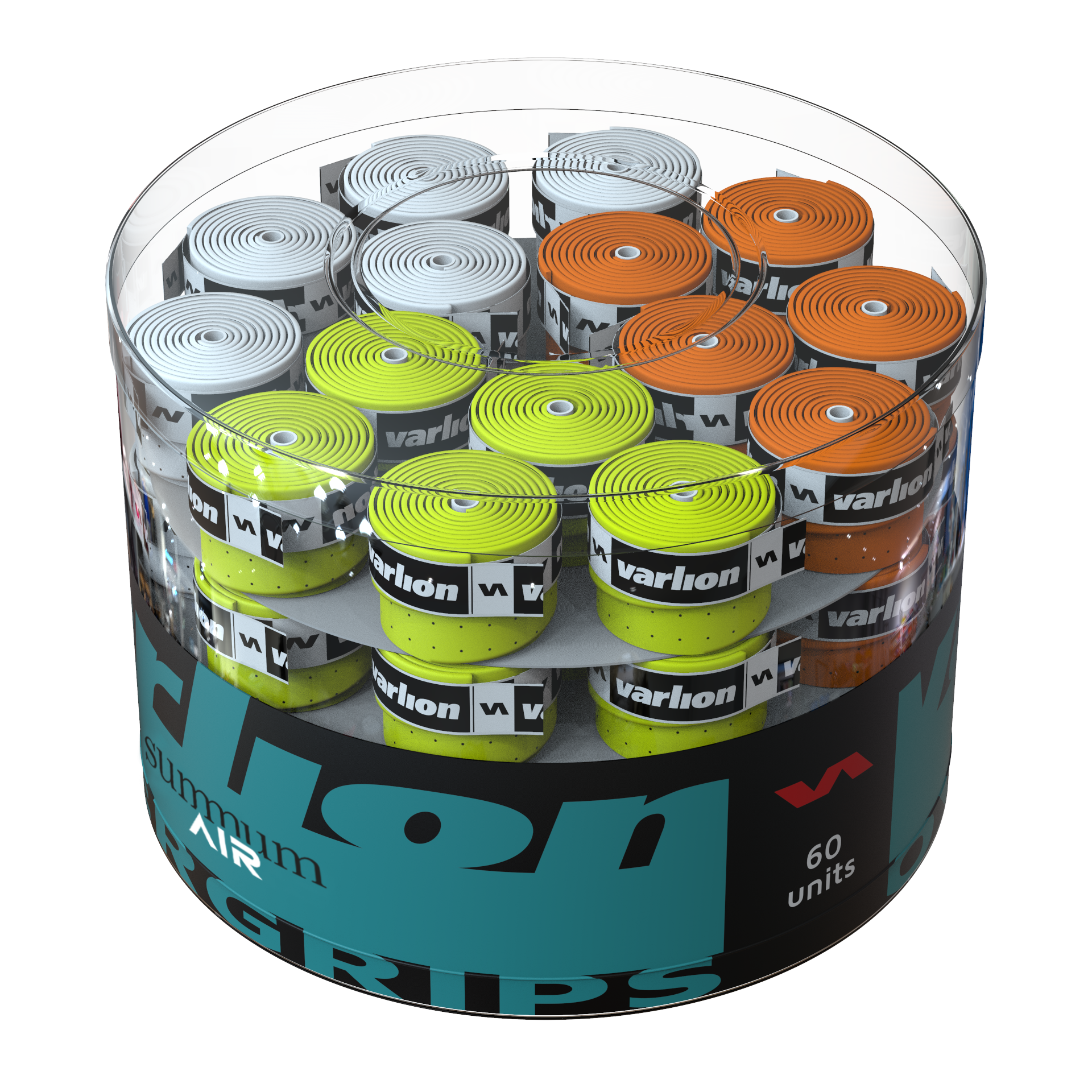 Varlion Overgrip Summum Air 60 Pack Multicolor-Overgrip-Varlion-Casas Padel