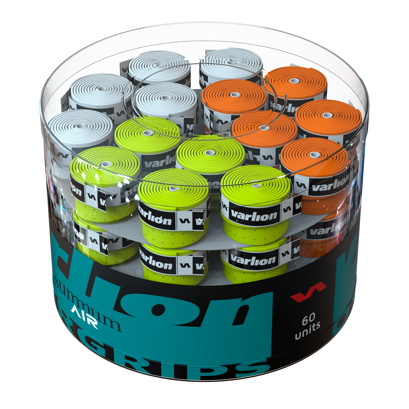 Varlion Overgrip Summum Air 60 Pack Multicolor-Overgrip-Varlion-Casas Padel