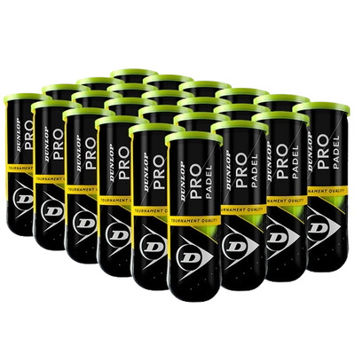 Dunlop Pro Padel Balls Case (24 Cans)-Balls-Dunlop-Casas Padel
