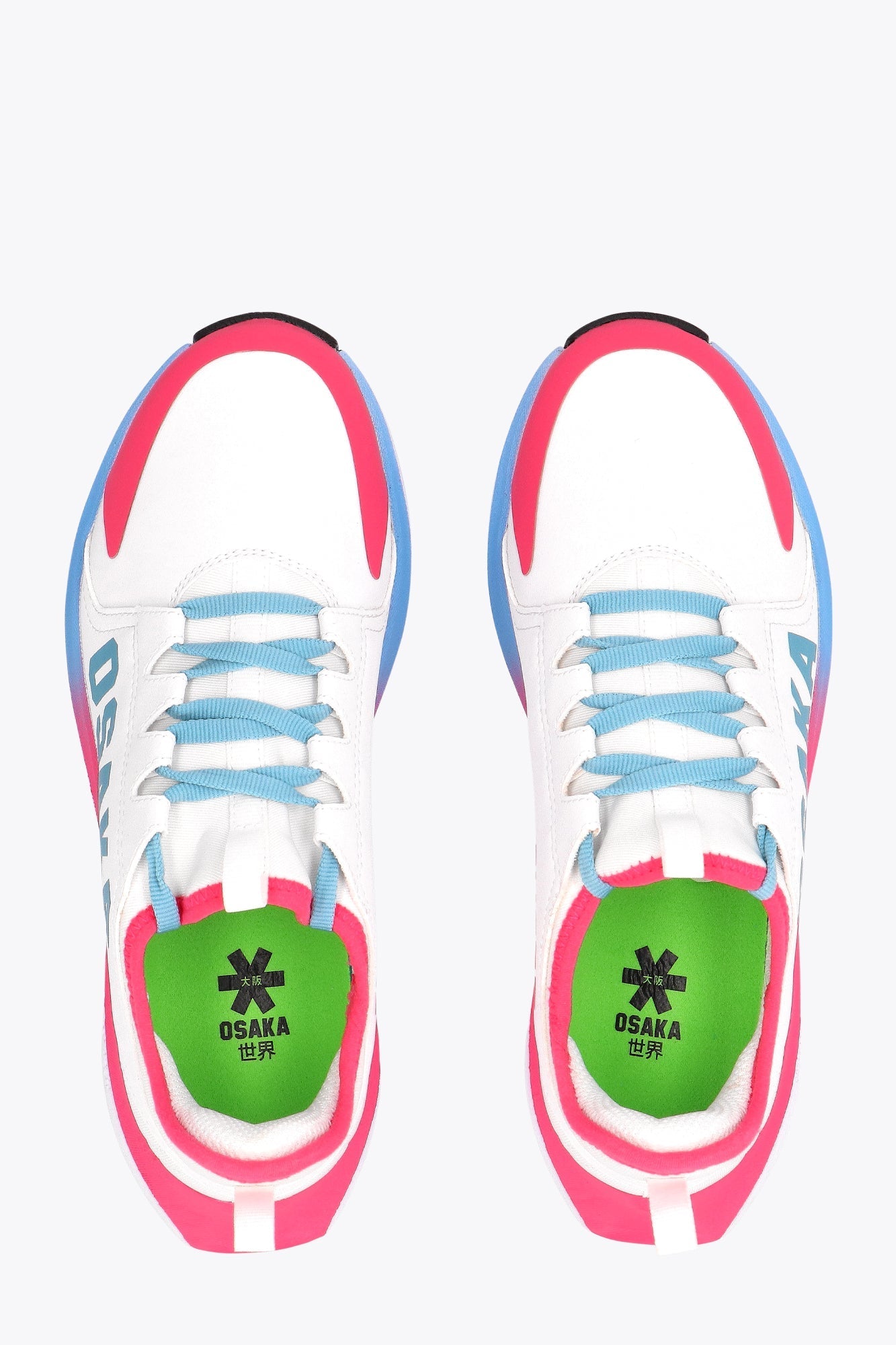 Osaka Kids Footwear Furo Play | White-Retro Blue-Raspberry
