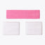 Osaka Sweatband Set | Begonia Pink-White
