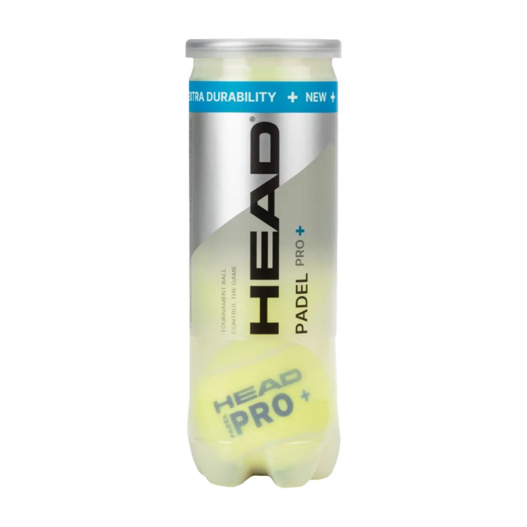 HEAD PRO+ 3 PADEL BALLS SINGLE CAN (24 Canes)