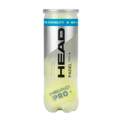 HEAD PRO+ 3 PADEL BALLS SINGLE CAN (24 Canes)