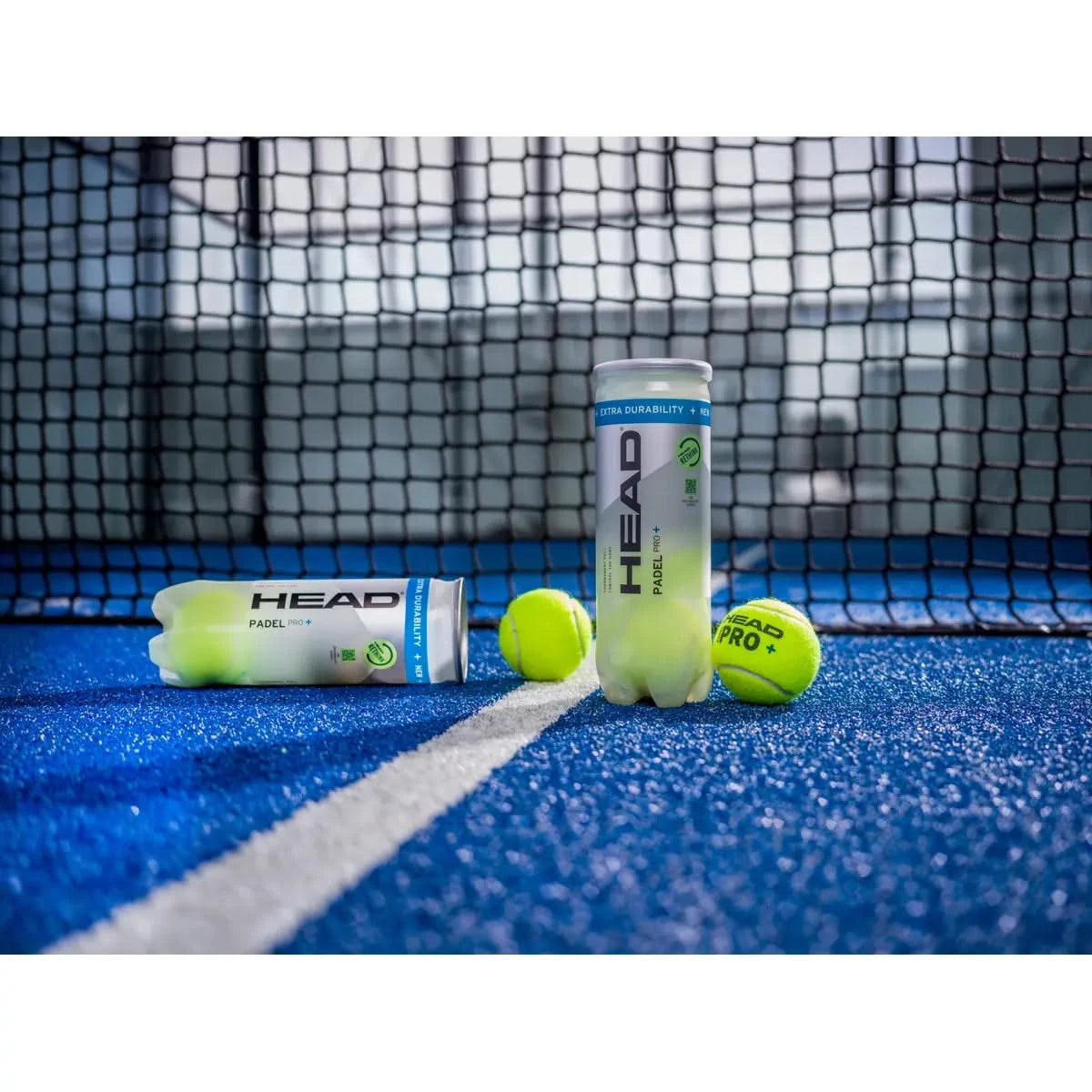 HEAD PRO+ 3 PADEL BALLS SINGLE CAN (24 Canes)