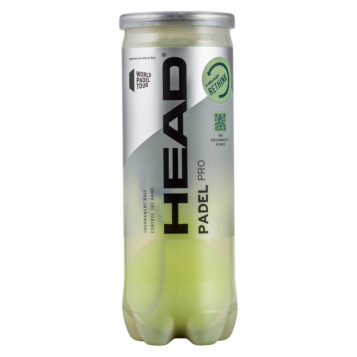 Head Padel Pro 3 Ball Single Can-Balls-Head-Casas Padel