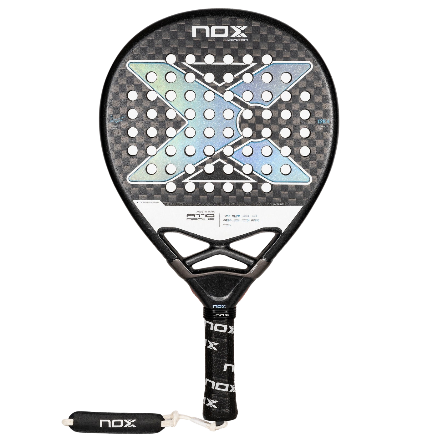 NOX Padel Racket AT10 Genius 12K by Agustin Tapia 24 Casas Padel