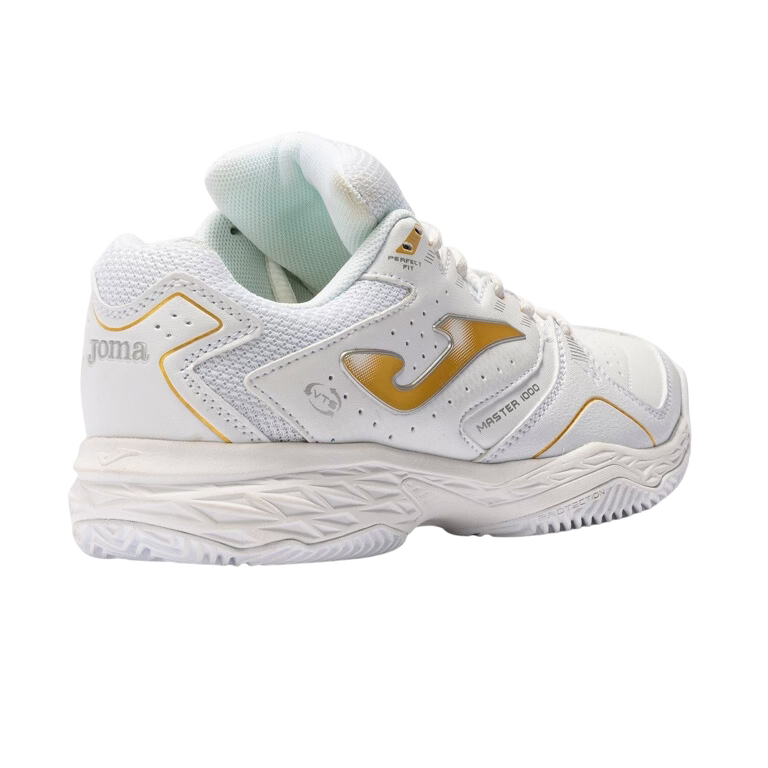 Joma T.Master 1000 Lady 2202 White Gold Padel Shoe-Shoes-Joma-Casas Padel