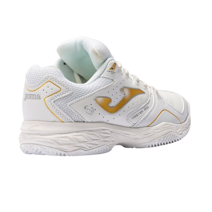 Joma T.Master 1000 Lady 2202 White Gold Padel Shoe-Shoes-Joma-Casas Padel