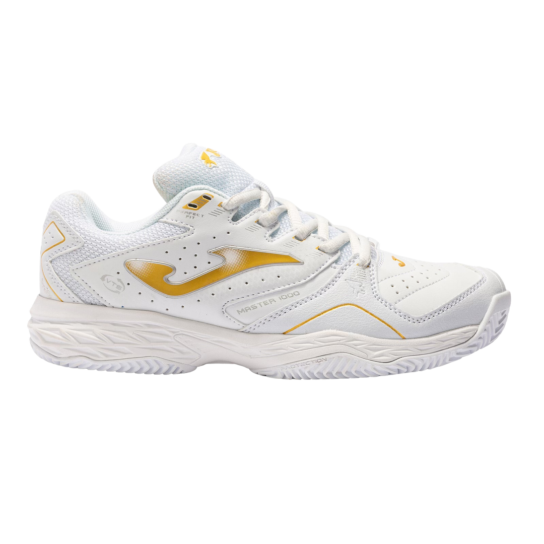 Joma T.Master 1000 Lady 2202 White Gold Padel Shoe-Shoes-Joma-Casas Padel
