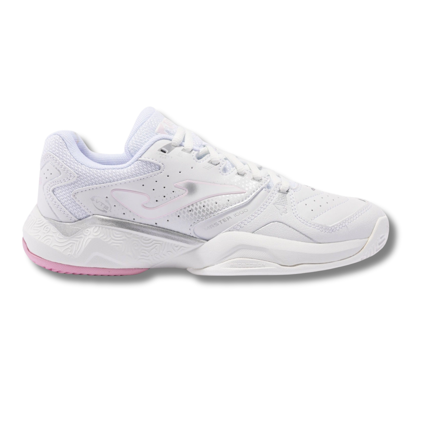 Joma T.Master 1000 Lady 2302 White Pink Padel Shoe-Shoes-Joma-Casas Padel