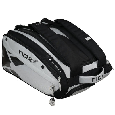 NOX AT10 Competition XL Compact Padel Bag in Grey/Black.