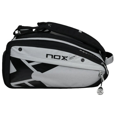 NOX AT10 Competition XL Compact Padel Bag in Grey/Black.