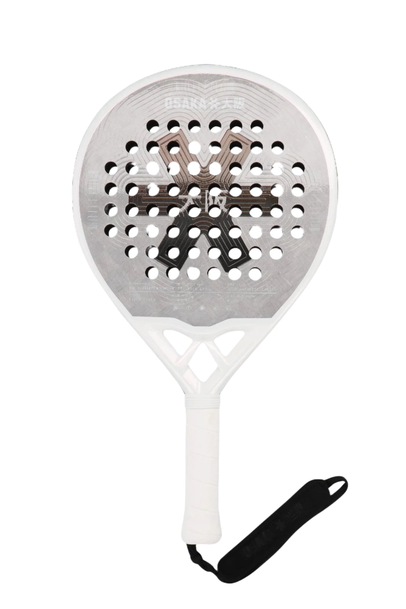 Osaka Limited Edition Pro Tour  Dark Subtle Holographic Padel Racket