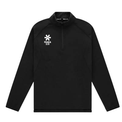 Osaka Men Half Zip Sweater | Black