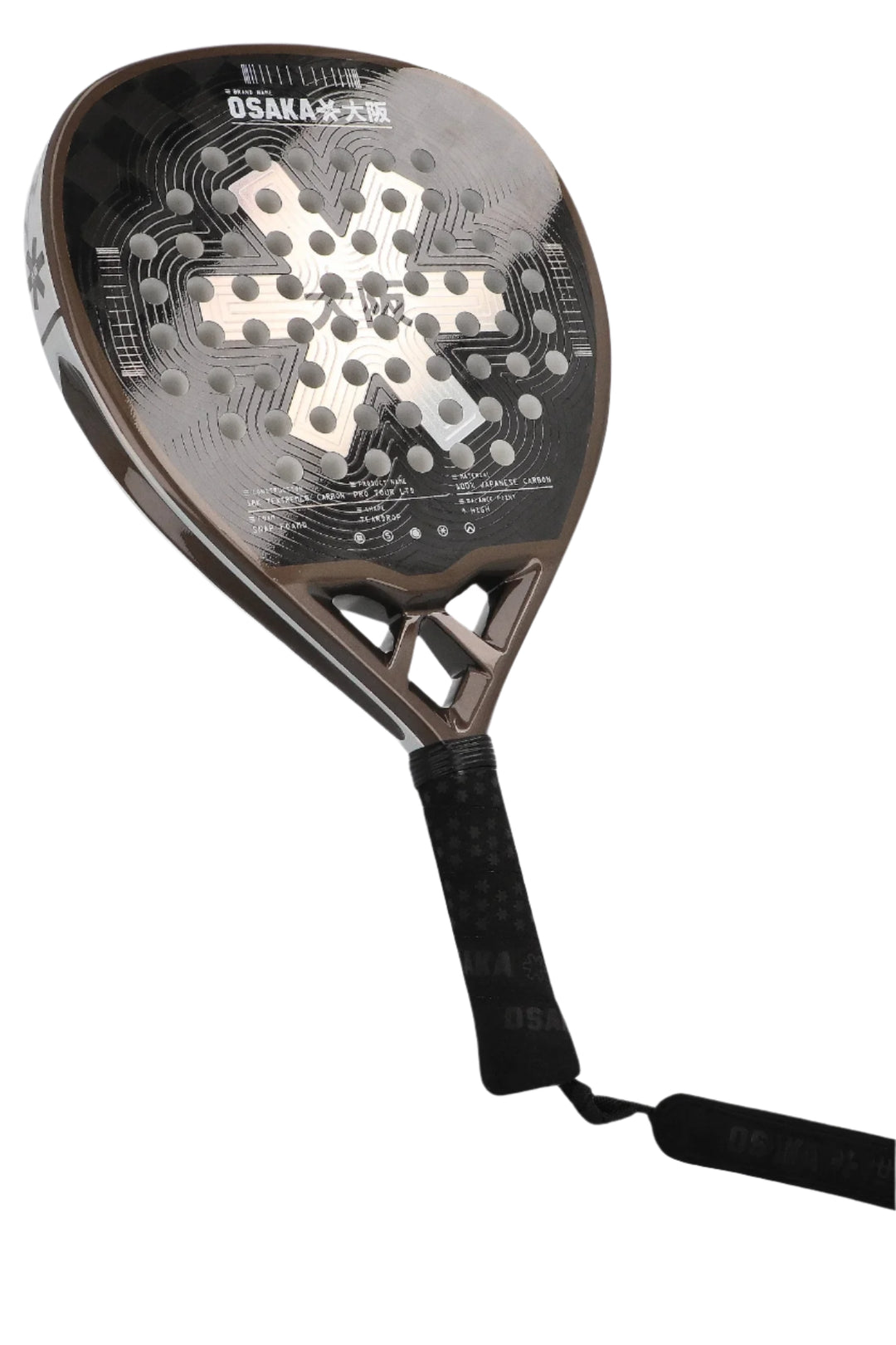 Osaka Padel Racket Limited Edition Pro Tour Power Silver-Hologram 2025