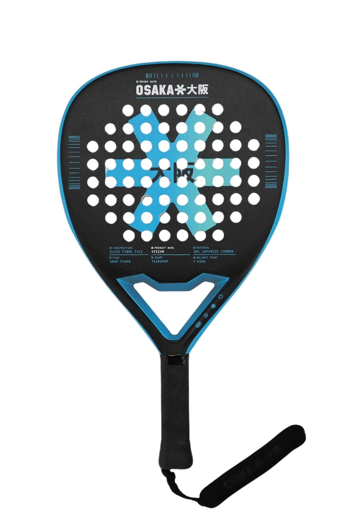 Osaka Padel Racket Vision Power Electric Blue 2025
