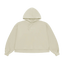 Osaka Women Cropped Hoodie - Logo | Warm Grey