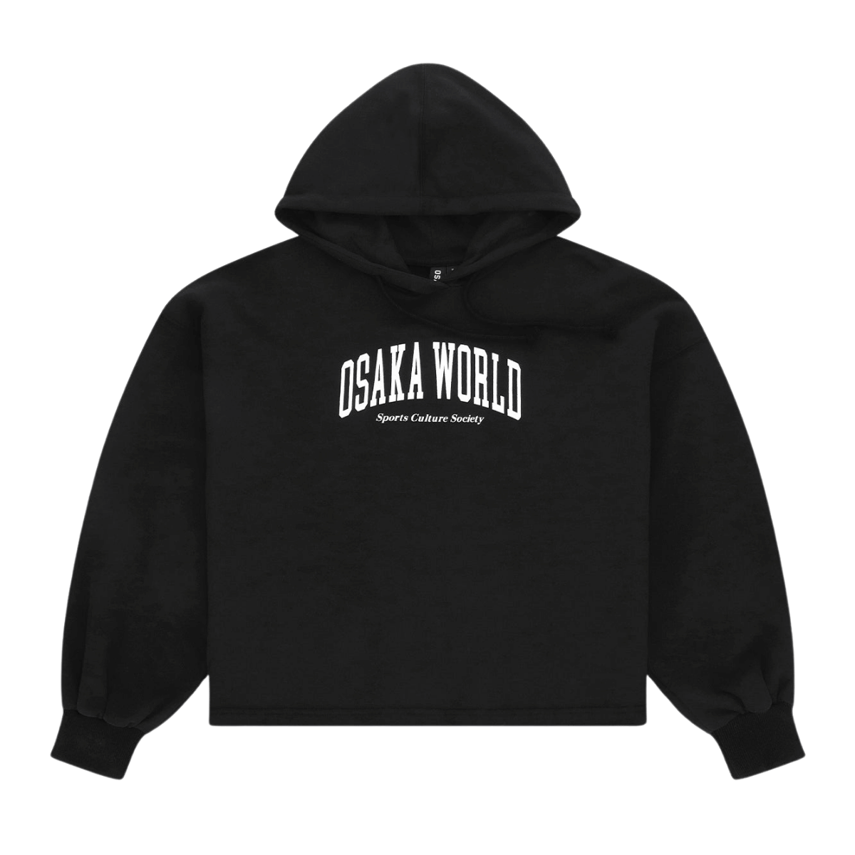 Osaka Women Cropped Hoodie | Black