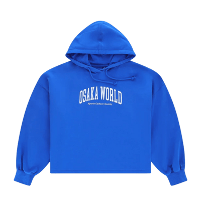 Osaka Women Cropped Hoodie | Princess Blue