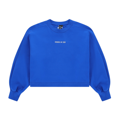 Osaka Women Cropped Sweater | Princess Blue