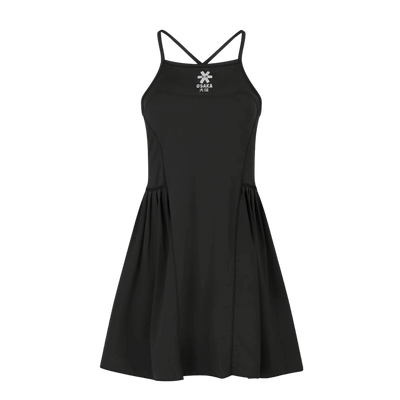 Osaka Women Pleated Tech Dress | Black