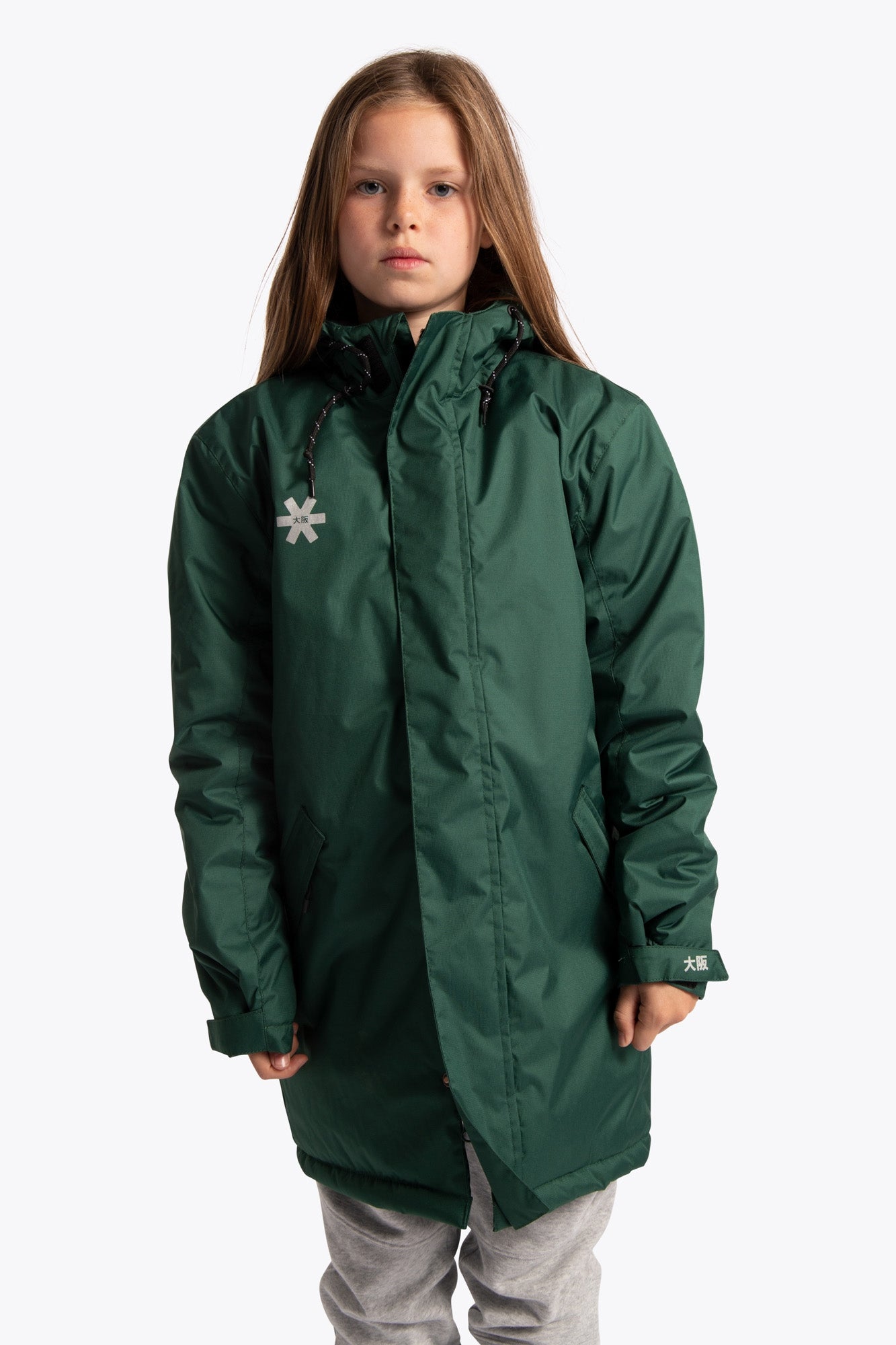 Osaka Kids Stadium Jacket | Dark Green