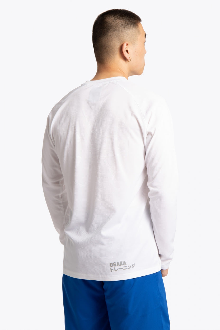 Osaka Men Training Tee Long Sleeve | White