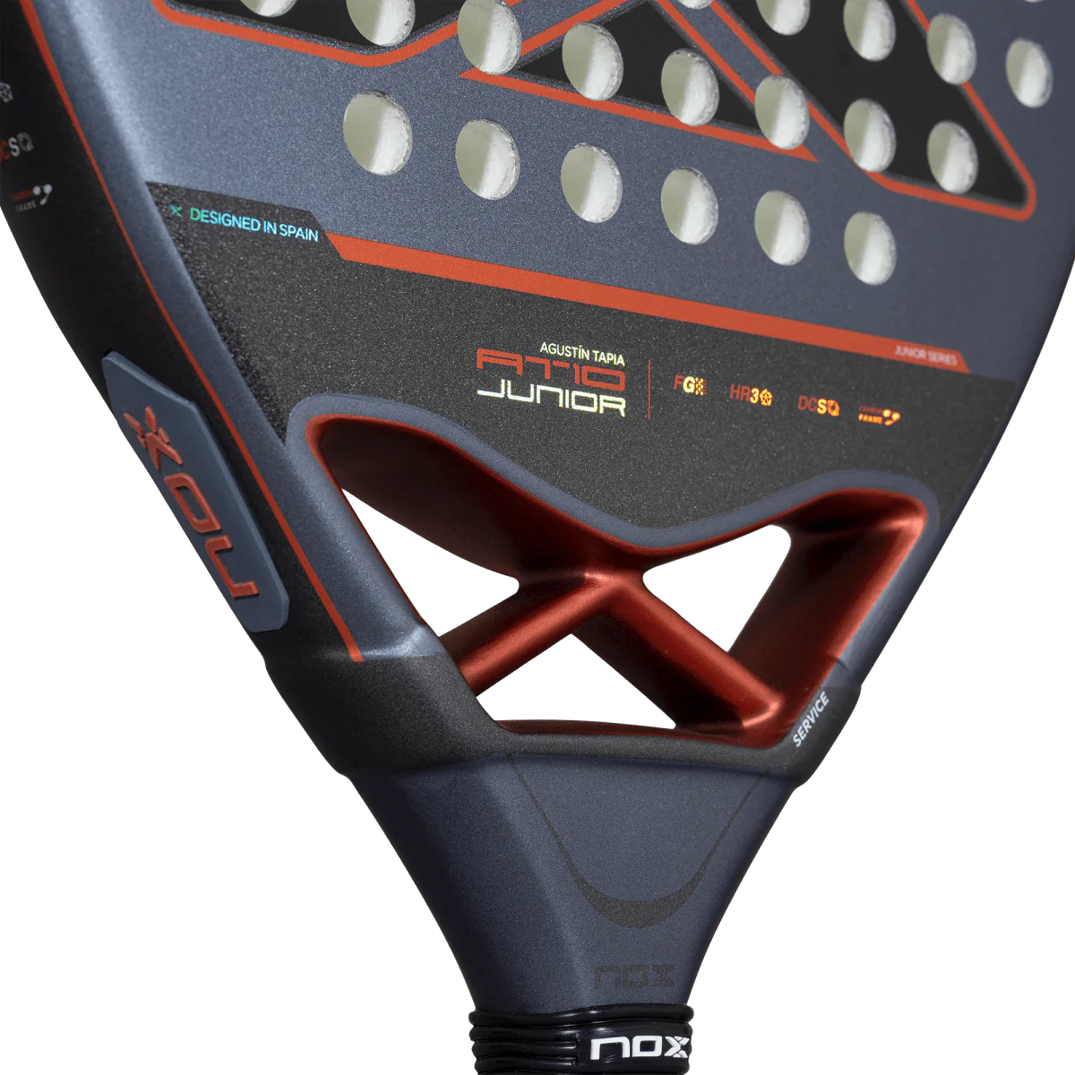 NOX AT10 GENIUS JR BY AGUSTIN TAPIA 2025 PADEL RACKET