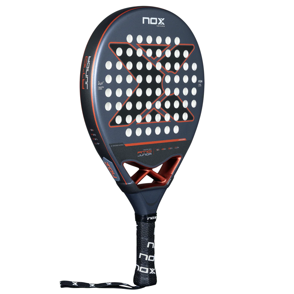 NOX AT10 GENIUS JR BY AGUSTIN TAPIA 2025 PADEL RACKET