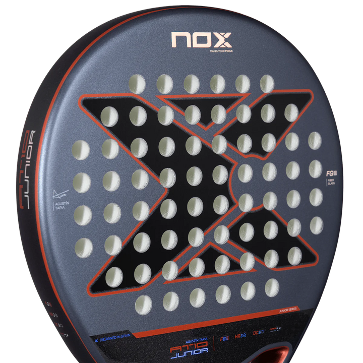 NOX AT10 GENIUS JR BY AGUSTIN TAPIA 2025 PADEL RACKET