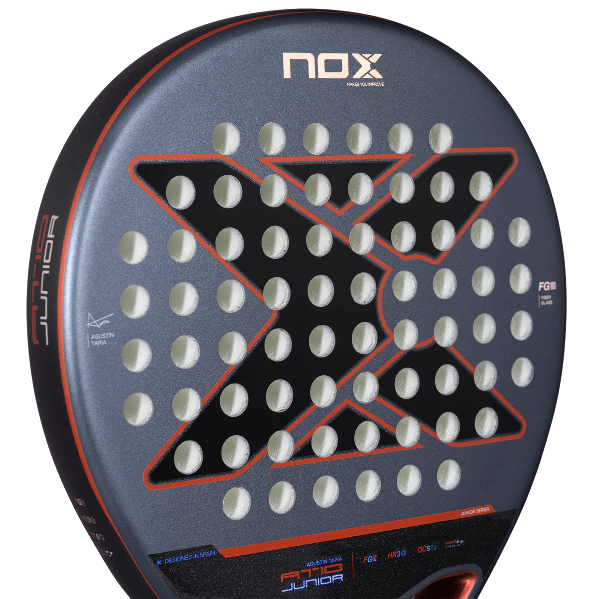 NOX AT10 GENIUS JR BY AGUSTIN TAPIA 2025 PADEL RACKET