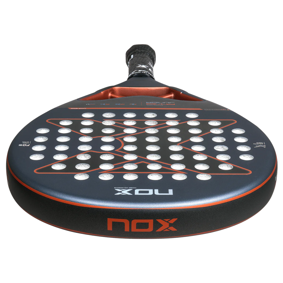 NOX AT10 GENIUS JR BY AGUSTIN TAPIA 2025 PADEL RACKET