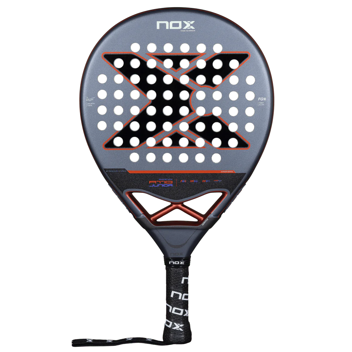 NOX AT10 GENIUS JR BY AGUSTIN TAPIA 2025 PADEL RACKET