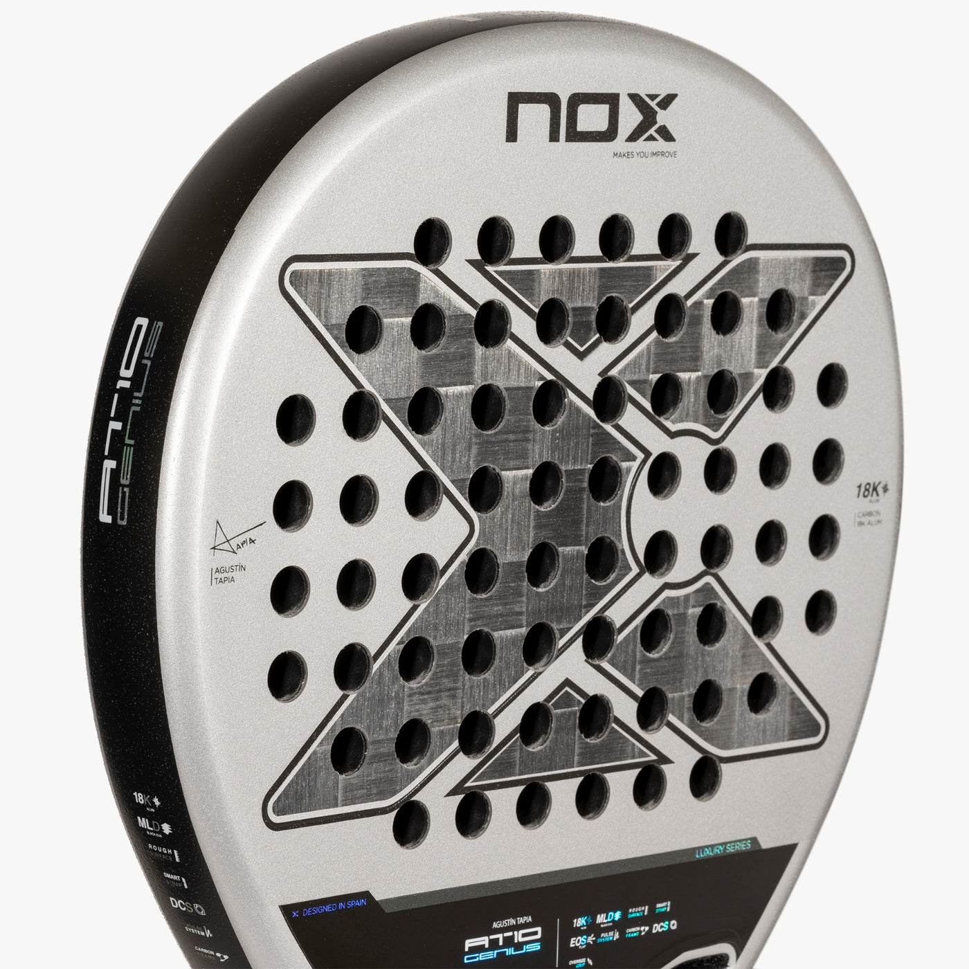 NOX Padel Racket AT10 Genius 18K by Agustin Tapia 24 - Casas Padel