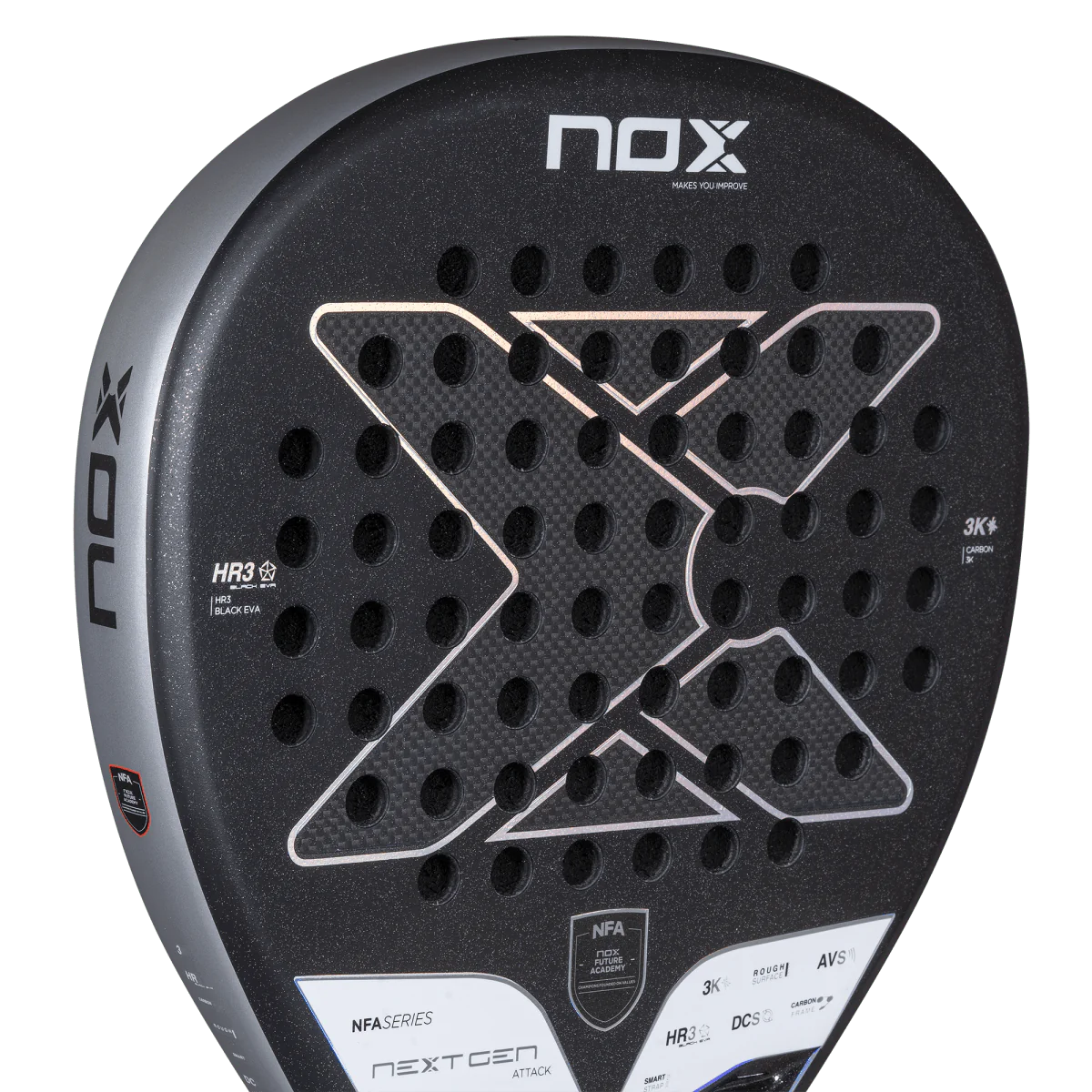 NOX NEXTGEN  PRO  ATTACK  3K NFA SERIES 2025 PADEL RACKET
