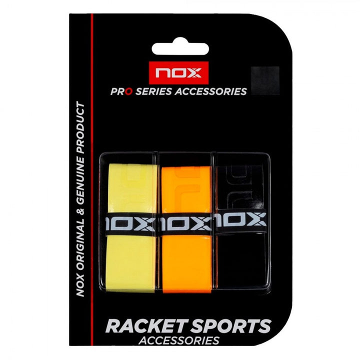NOX Pro Overgrip White 3 Pack-Overgrip-NOX-Casas Padel