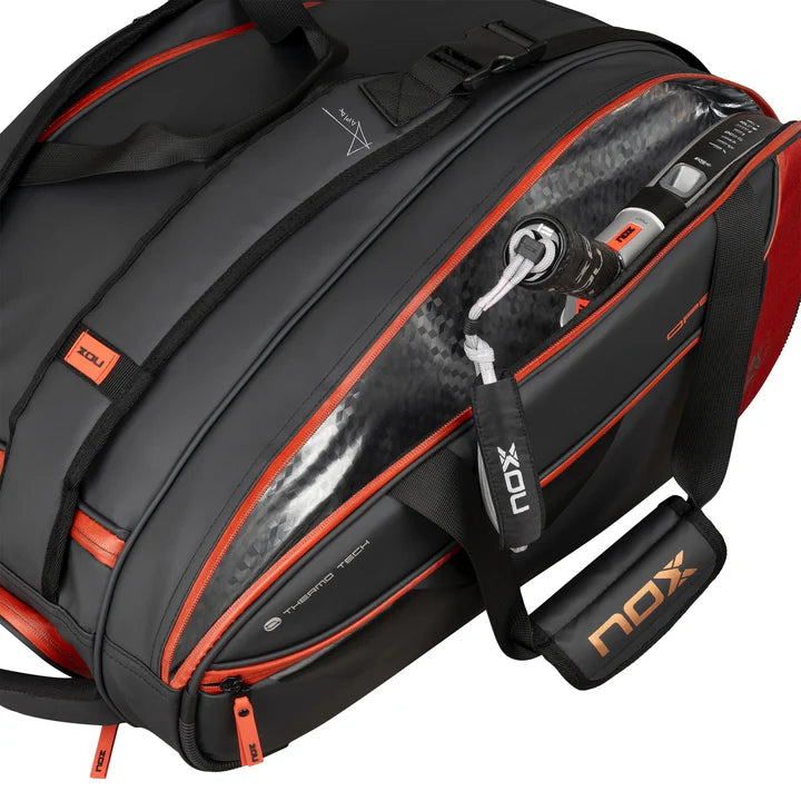 NOX OPEN SERIES PADEL BAG BLACK-RED