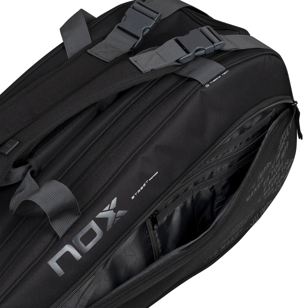 NOX  STREET SERIES BLACK-GREY RACKET BAG