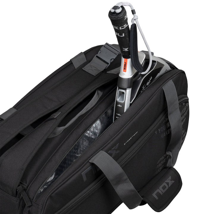 NOX  STREET SERIES BLACK-GREY RACKET BAG