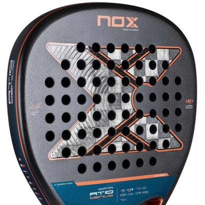 NOX AT10 Genius Attack 18K Padel Racket 2025 ( Agustin Tapia )
