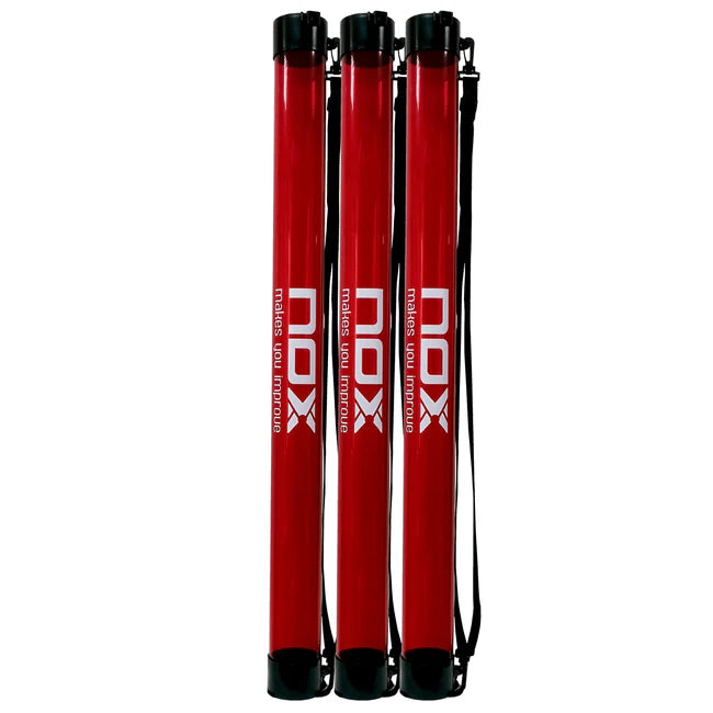 Nox Padle and tennis ball collector tubes (3 units)-ball collector-NOX-Casas Padel