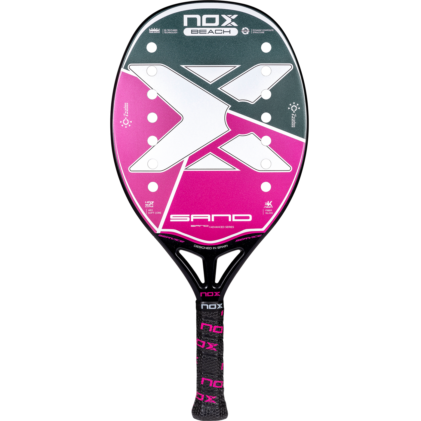 NOX SAND Pink Beach Tennis Racket