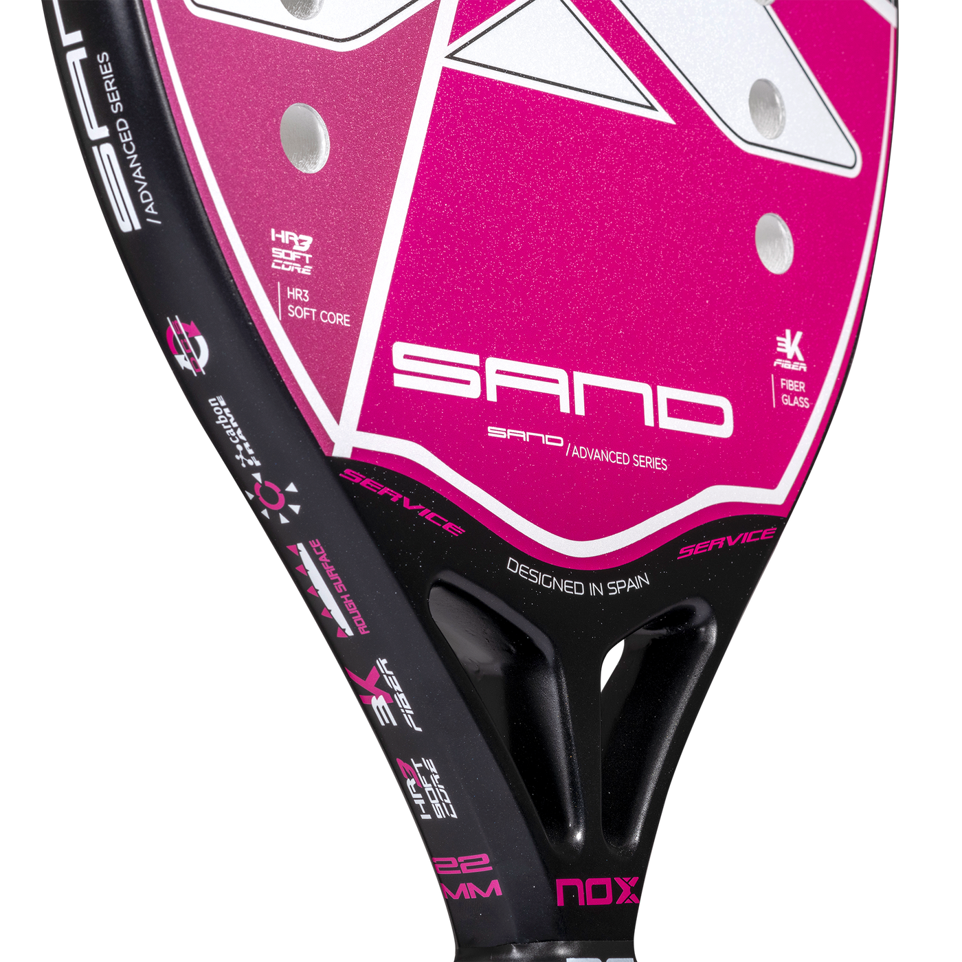 NOX SAND Pink Beach Tennis Racket